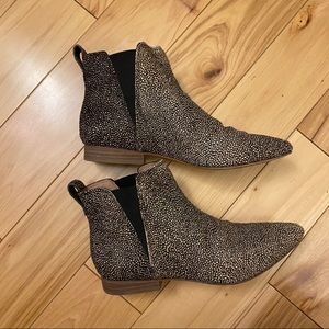 Madewell Nadine Spotted Calf Hair Chelsea Boot
